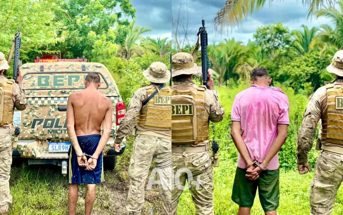 dois suspeitos, mantiveram, reféns, na zona rural de Teresina