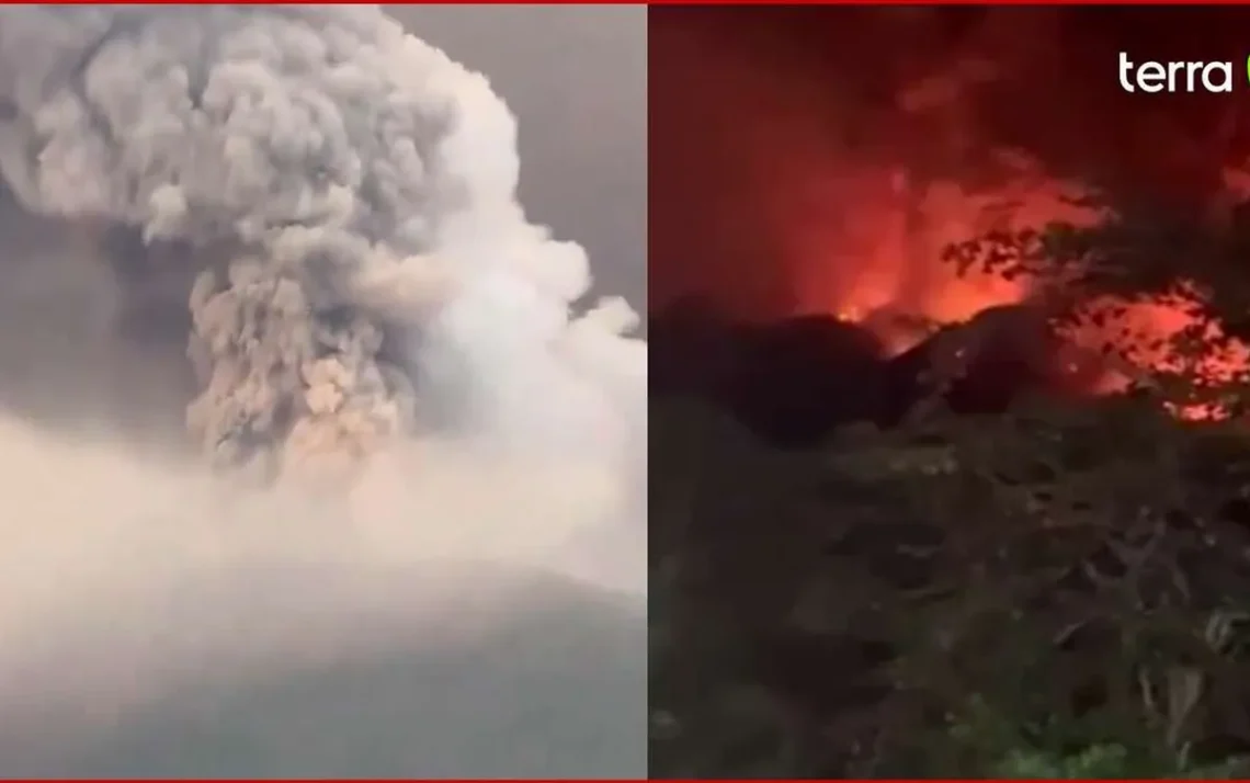 erupção vulcânica, atividade vulcânica, explosão