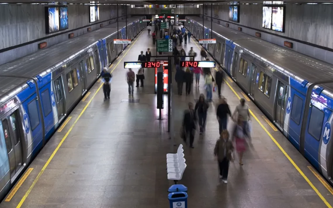 estação, Metrô;