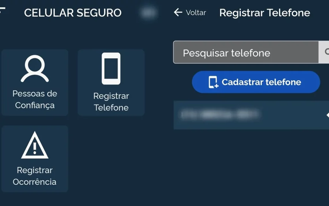 aplicativo, segurança, para celular;