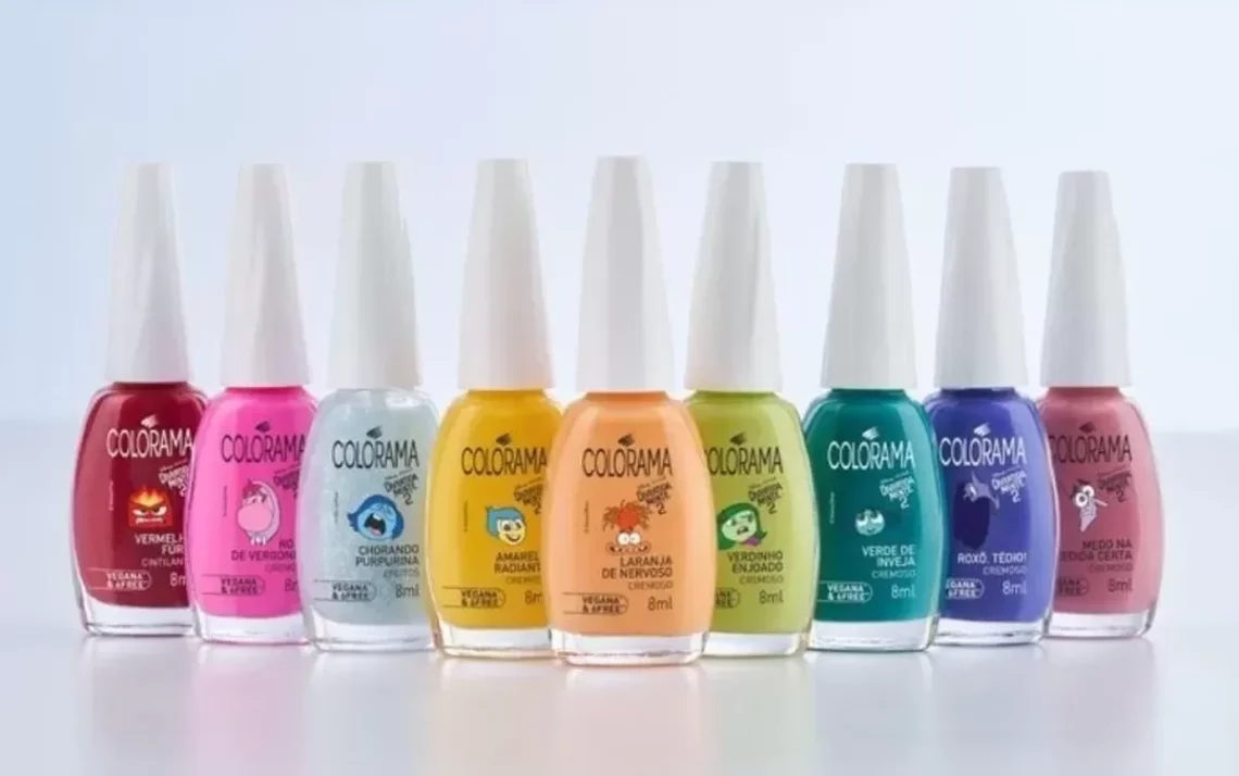 linha, de esmaltes, conjunto, série, de esmaltes;