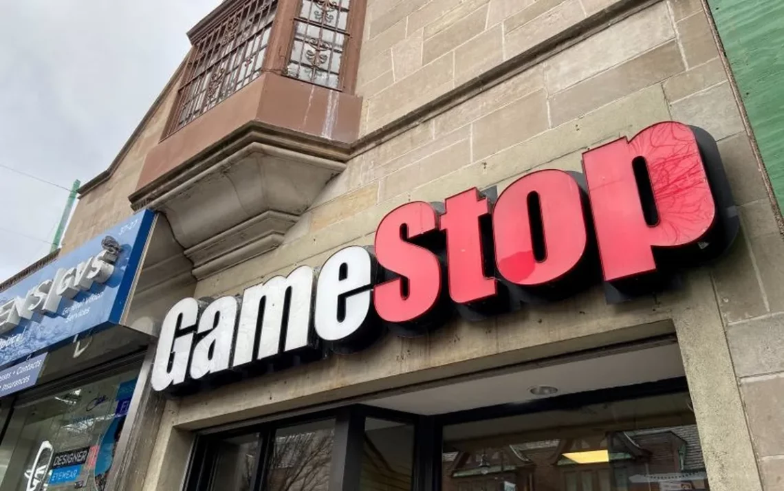 ações, de meme, ações da GameStop;